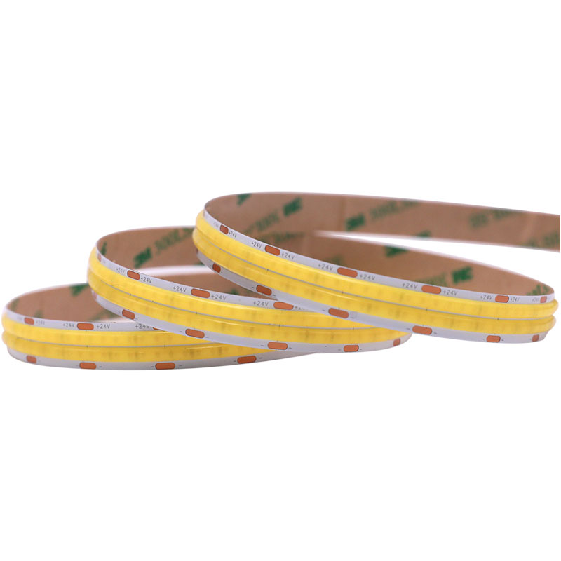 24V Super Bright Double Row Chip On Board LED White Strip 600Chips/m 65Ft No Voltage Drop 24V Super Bright Double Row Chip On Board LED White Strip 600Chips/m 65Ft No Voltage Drop